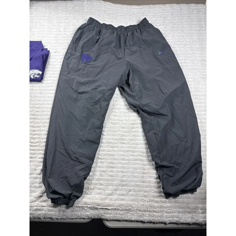 Kansas State Wildcats Nike Dri-Fit Blade Golf Polo (L)‎ & On-Field (XL) Joggers